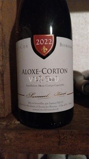 Burgundy Aloxe-Corton Samuel Ricci Les Oras 2022