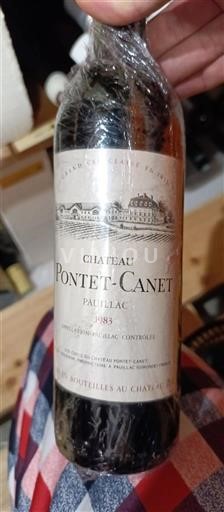 Bordeaux Pauillac Grand Cru Château Pontet Canet 1983