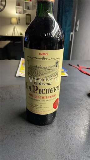Bordeaux Montagne-saint-émilion Château La Picherie 1983