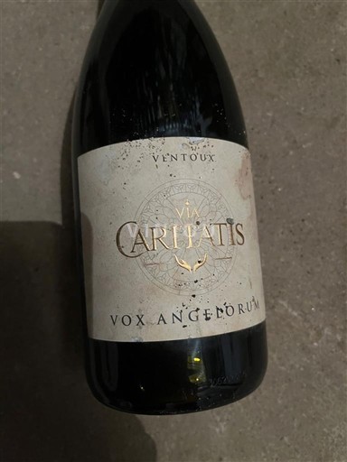 Vinos Rouge sec Vox Angelorum Via Caritatis 2018 Francia Valle del Ródano Ventoux AOC