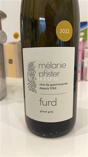 Elzas Alsace Grand Cru Mélanie pfister furd 2022