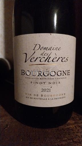 Bourgogne Domaine S Verchères Pinot Noir 2021