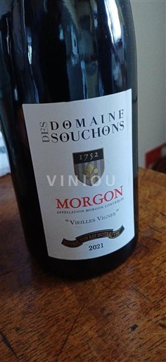 Beaujolais Morgon Domaine S Souchons Vieilles Vignes 2021