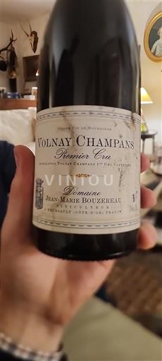 Vin Rouge sec Volnay Champans Domaine Jean-Marie Bouzereau 2013 France Bourgogne Volnay AOC Premier Cru