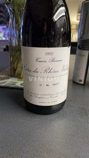 Rhône Valley Côtes du Rhône Villages Cuvée Réserve 1992