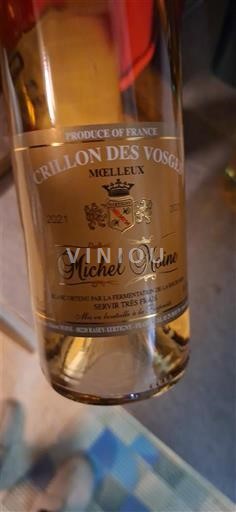 Lotharingen Côtes de Toul Michel Moine Crillon des Vosges Moelleux 2021