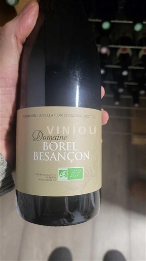 Vina Rouge sec Domaine Borel Besançon 2023 Francija Rona dolina Ventoux AOC