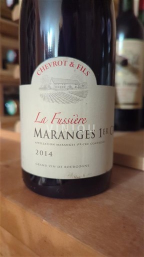 Borgoña No especificado Premier Cru Chevrot & Fils La Fussière 2014