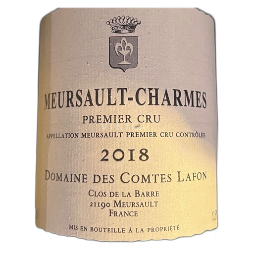 Burgundija Meursault Premier Cru Comtes Lafon Charmes 2018