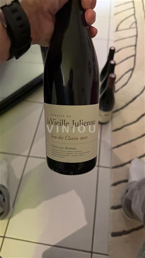 Rhônedalen Côtes du Rhône Domaine La Vieille Julienne Lieu-dit Clavin 2021