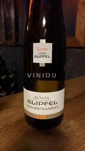 Alsasko Gewürztraminer Klipfel Louis Neročník