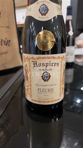 Beaujolais Fleurie Hospices de Belleville Cholatde Gaillardon 2010