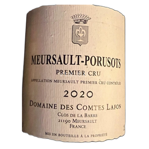 Borgoña No especificado Premier Cru Domaine S Comtes Lafon Meursault Poruzots 2020
