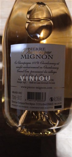 Champagne Grand Cru Pierre Mignon Niet-geïntegreerd