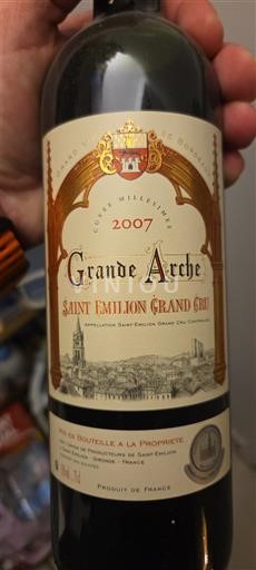 Bordeaux Saint-Émilion Grand Cru Grand Cru Grande Arche Millésimée 2007