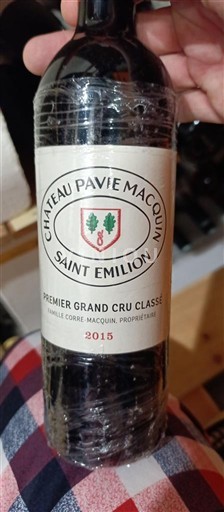 Bordeaux Saint-Émilion Grand Cru Premier Grand Cru Classé Château Pavie Macquin 2015
