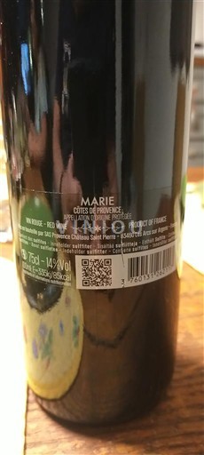 Provence Côtes-de-provence Les Ascadres Marie Ei vuosikertaa