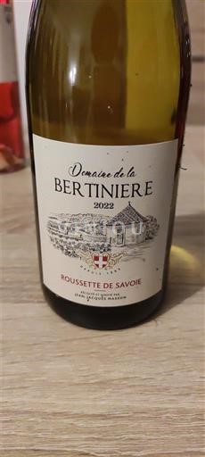 Savoie og Bugey Roussette de Savoie Domaine La Bertinière 2022
