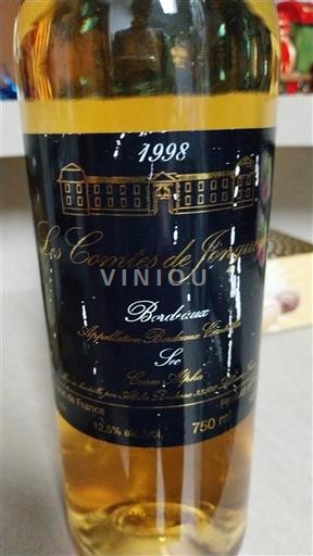 Bordeaux Les Comtes de Jonzac 1998