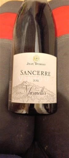 Thung lũng sông Loire Sancerre. Jean Dumont Varnelles 2012