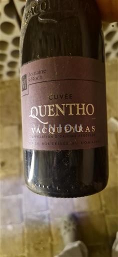 Thung lũng Rhône Vacqueyras Domaine St. Roch Quentho Không niên vụ