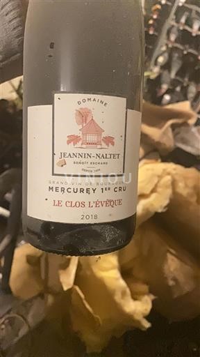 Bourgogne Mercurey Premier Cru Jeannin-Naltet Le Clos l'Evêque 2018