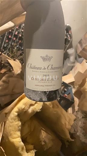 Vine Rouge sec Clos des Ruelles Château Chamilly 2018 Frankrig Bourgogne Mercurey AOC Premier Cru