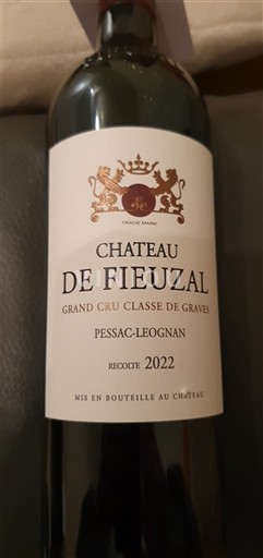 Bordeaux Pessac-Léognan Grand Cru Château Fieuzal 2022