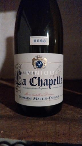 Bourgogne Côte-de-beaune Domaine Martin-Dufour Le Fût de La Chapelle 2023