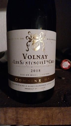 Bourgogne Volnay Premier Cru Domaine Roy Les Santenots 1er Cru 2018