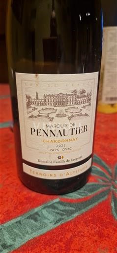 Linguadoca e Rossiglione Paese d'Oc Domaine Famille de Lorgeril Marquis de Pennautier Chardonnay 2022