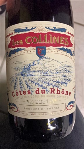 Rhônedalen Côtes du Rhône Les Collines 2021