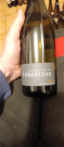 Vina Blanc demi-sec Ventoux Domaine Fondrèche 2023 Francija Rona dolina Ventoux AOC