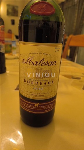 Bordeaux Malesan 1996