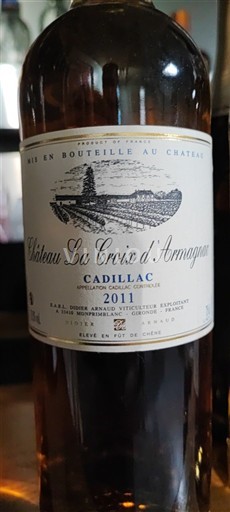 Bordeaux Cadillac Château La Croix d'Aramagnac 2011