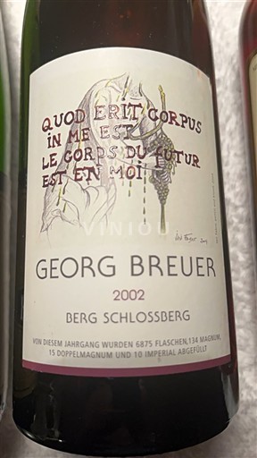 Rheingau Georg Breuer Berg Schlossberg 2002