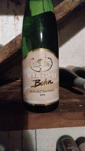 Alsasko Gewürztraminer Bohn Gewurztraminer 2018
