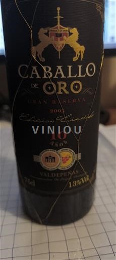 Castilla-La Mancha Valdepeñas Caballo de Oro Gran Reserva Edición Limitada 2007