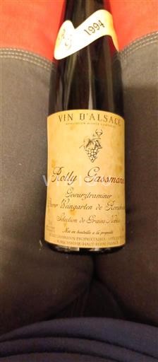 Alsace Rolly Gassmann Gewurztraminer Pflaenzerreben de Rorschwihr 1994