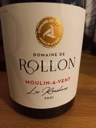 Beaujolais Moulin-à-vent Domaine Rollon Les Rouchaux 2021