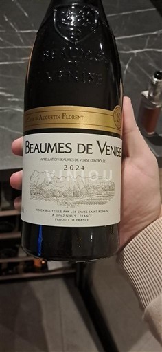 Rhônedalen Beaumes de Venise Cave Augustin Florent 2024
