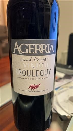 Sudoeste Irouléguy Agerria Daniel Dupuy 2021