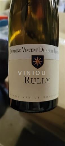 Vin Blanc sec Vincent Dureuil-Janthial 2012 France Bourgogne Rully AOC