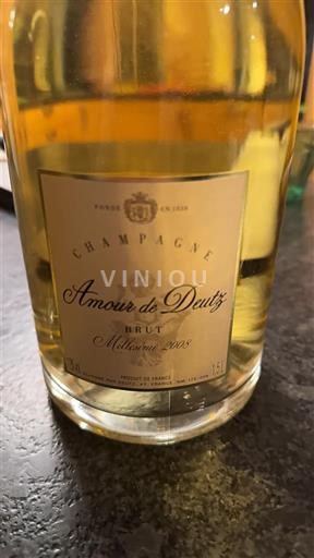 Champagne Champagner Deutz Amour de Deutz 2008