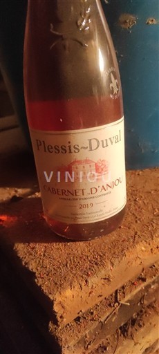 Vine Rosé demi-sec Plessis-Duval 2019 Frankrig Loire-dalen Cabernet d'Anjou AOC