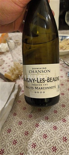 Burgundy Savigny-lès-Beaune Premier Cru Domaine Chanson Hauts Marconnets 2020