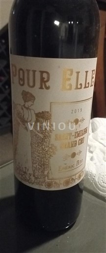 Bordeaux Saint-Émilion Grand Cru Grand Cru Pour Elle 2019