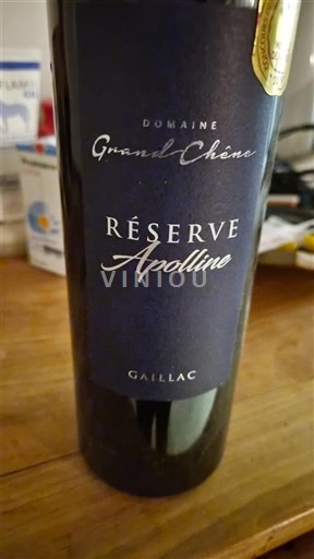 Tây Nam Gaillac Domaine Grand Chêne Réserve Apolline 2017