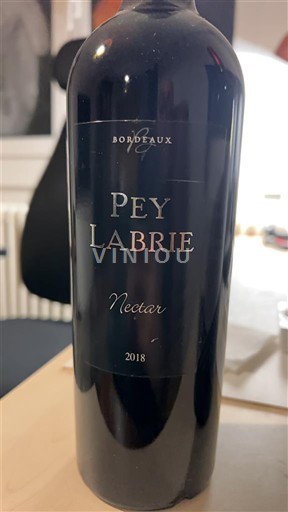 Bordeaux Pey Labrie Nectar 2018