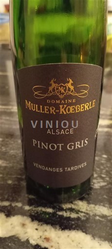 Alsace Vendanges Tardives Domaine Muller-Koeberle 2005